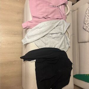 Lululemon Pink, Gray, and Black scubas SELLING SEPERATLY